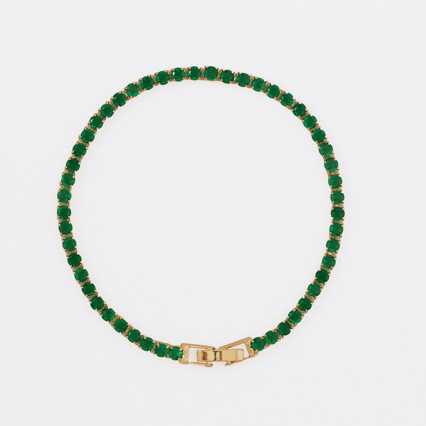 Pulsera Circonias Cristal 20 Cms