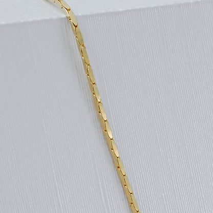 Cadena Cordón Cuadrado 1 mm 65 Cms