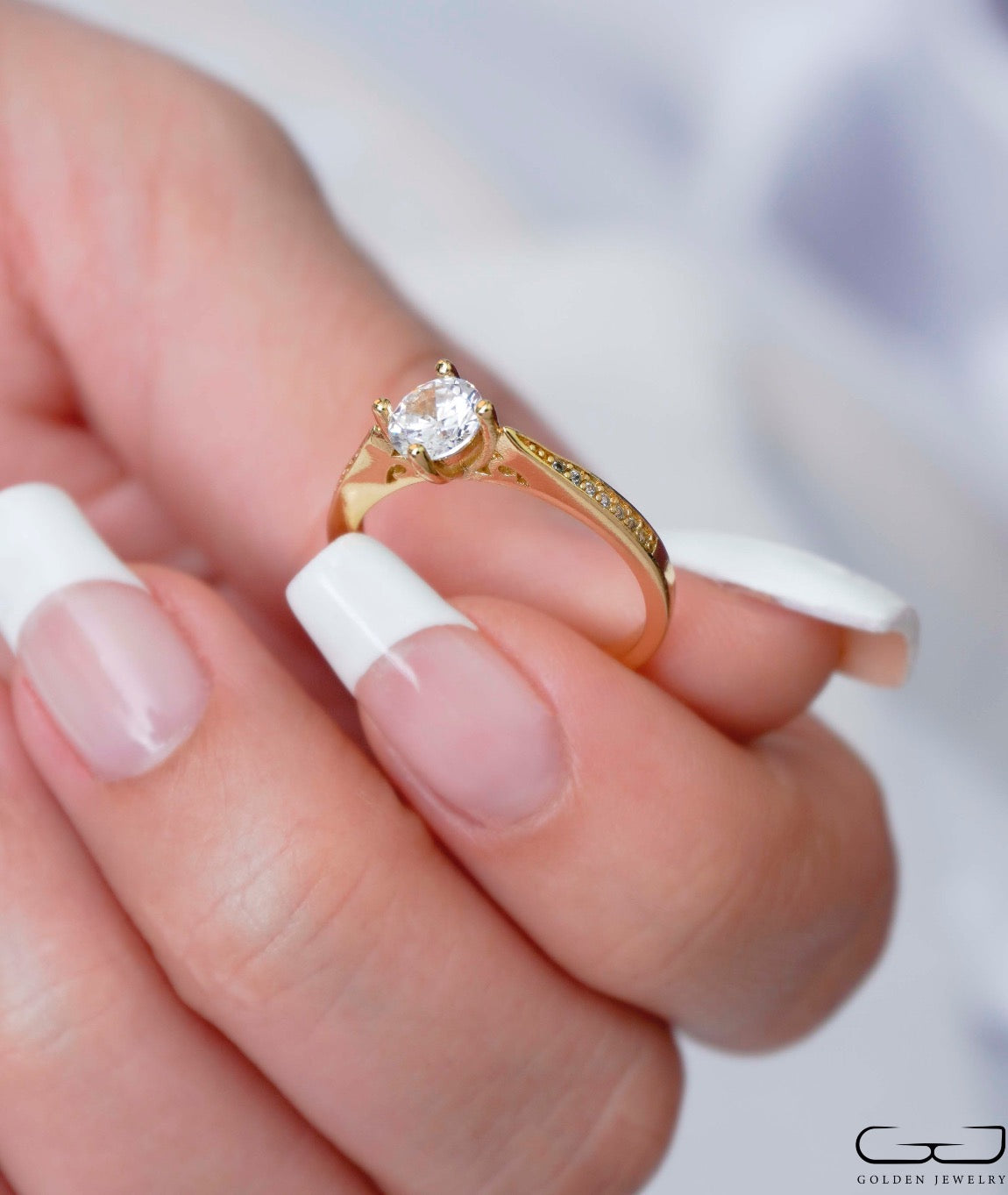 Anillo Compromiso Circonia