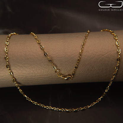 Cadena Tejido Gucci 65cm + Cristo Madero Mediano