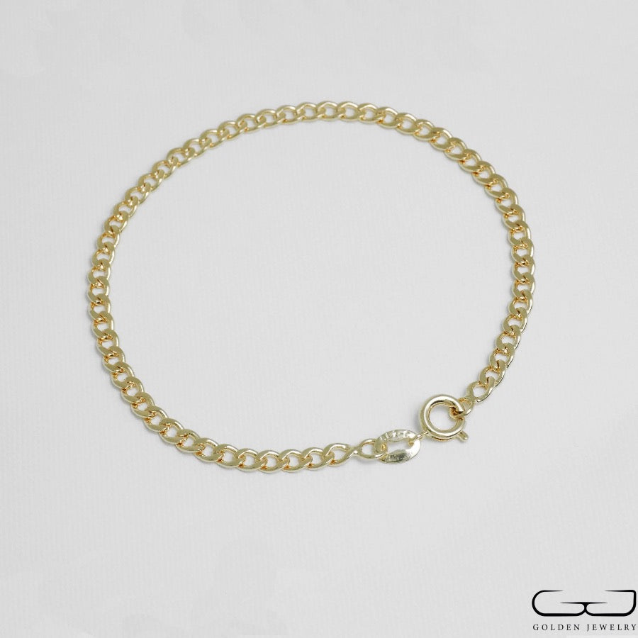 Pulsera Cubana 3mm 20cm