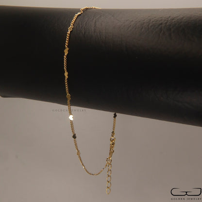 Tobillera Cubana Love ext 23 cm