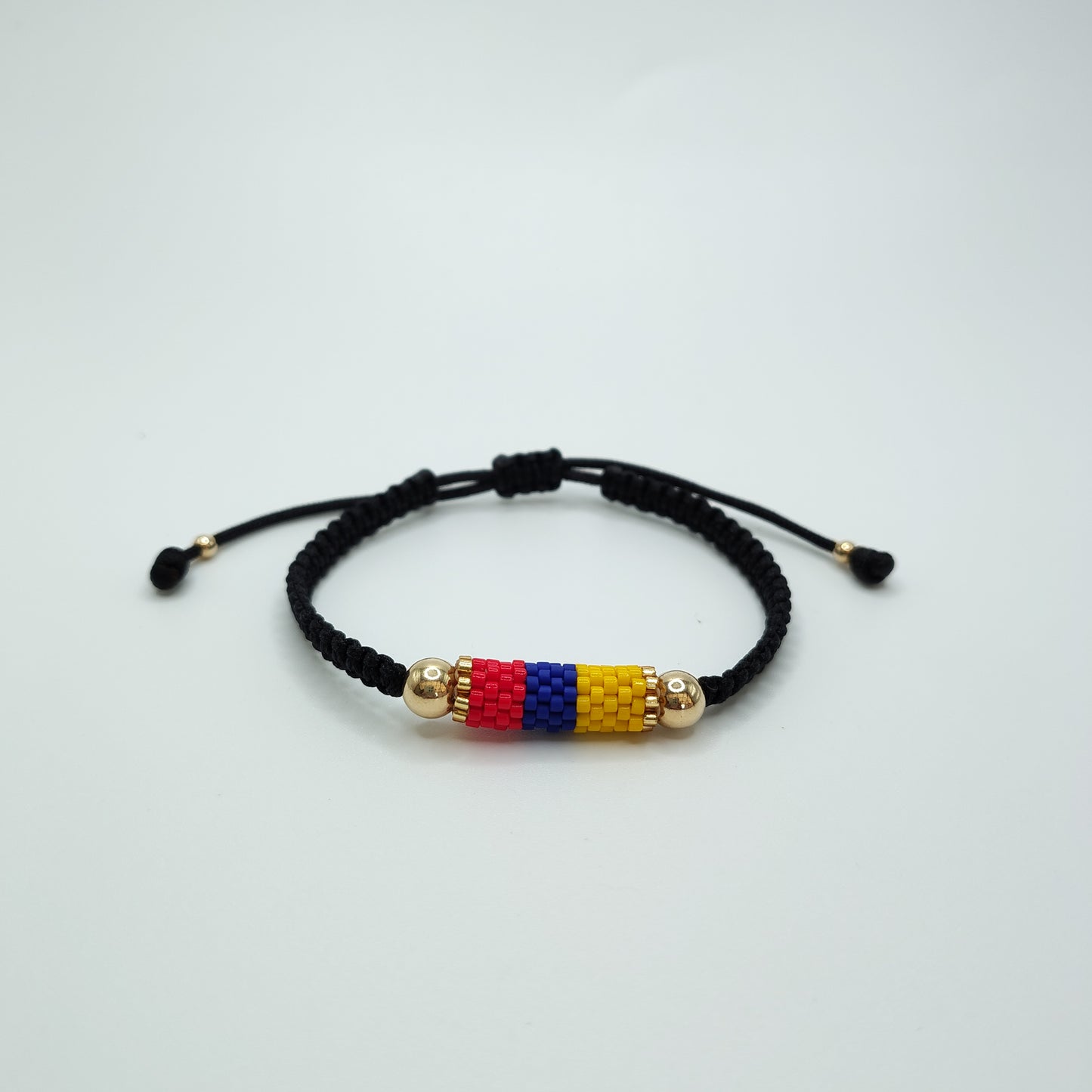 Pulsera Tejida Balinería 6mm y Miyuki Artesanal