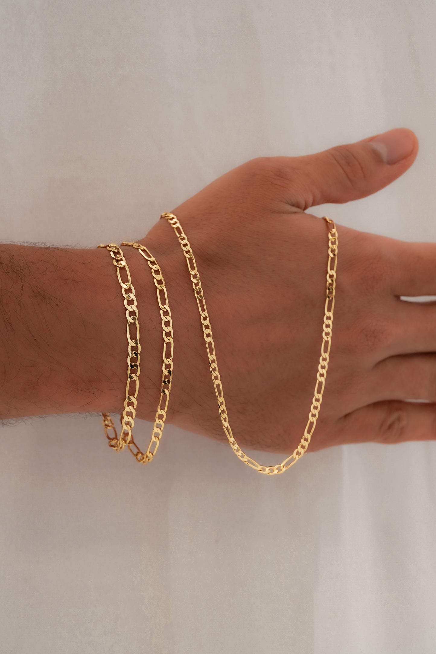 Cadena 3x1 Diamantada 65 Cms 3 mm