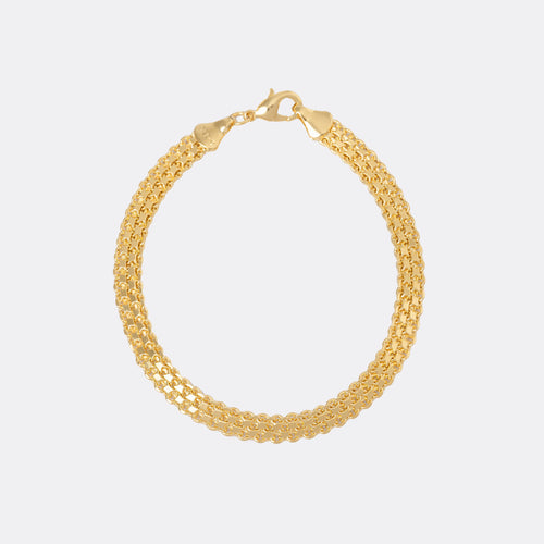 Pulsera Tejido Chino Doble Carril