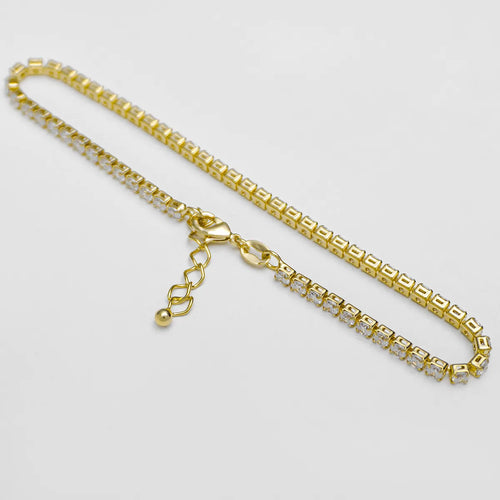 Tobillera Circonias Unisex 22cms + Extensor