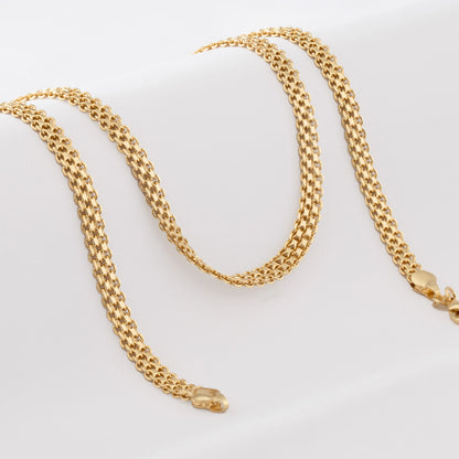 Cadena Tejido Chino Doble Carril 65cm