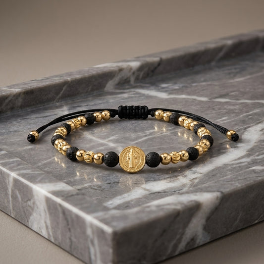 Pulsera Herraje Virgen Milagrosa Balineria 4mm