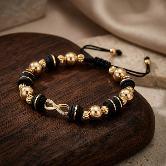 Pulsera Infinito Balineria 4 y 6mm