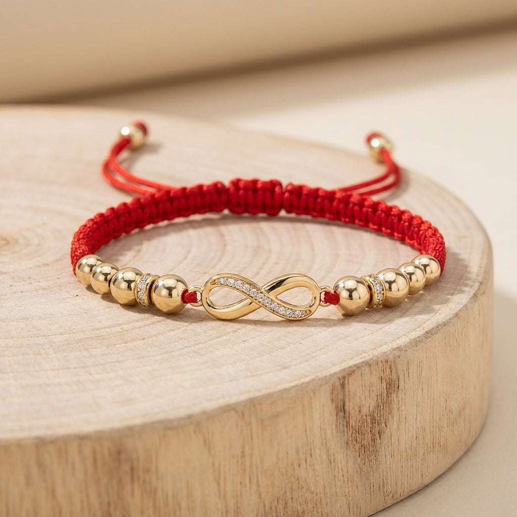Pulsera Tejida Infinito Balinería 4 y 5 mm