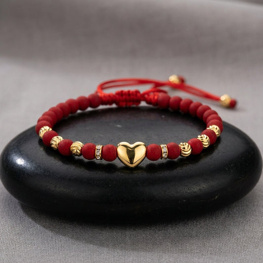Pulsera Herraje Corazón Balineria 4mm