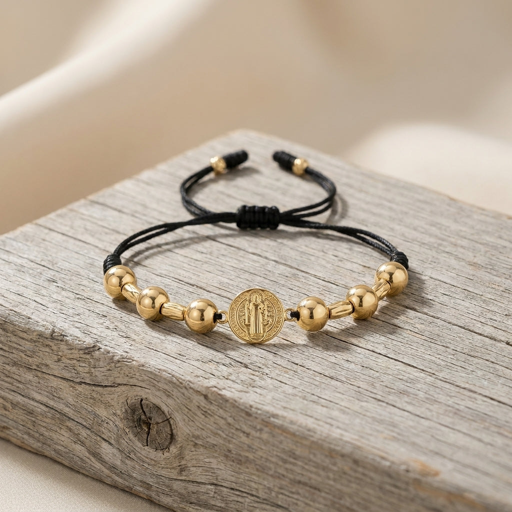 Pulsera San Benito Canutillo Balineria 6mm