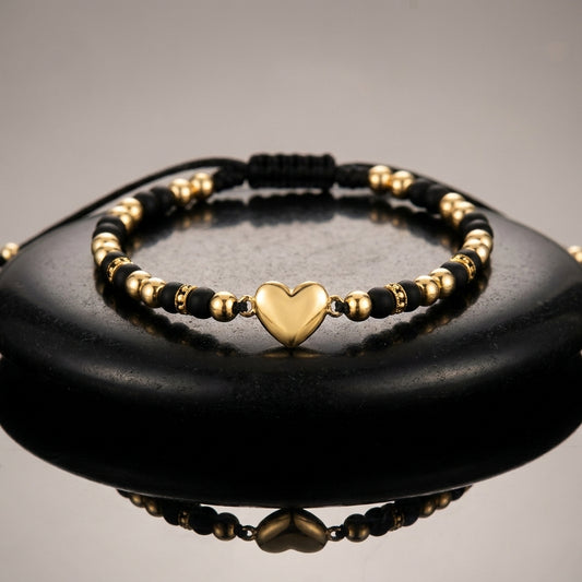 Pulsera Herraje Corazón Balineria 4mm