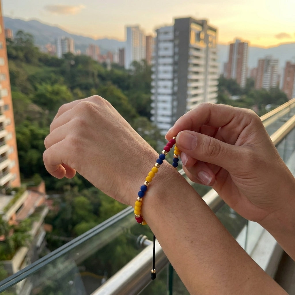 Pulsera Balinería 4mm con Neoprenos