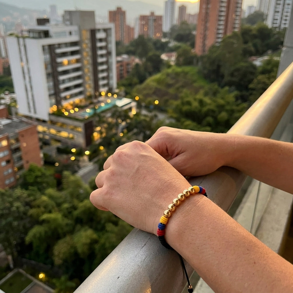 Pulsera Balinería 6mm con Neoprenos
