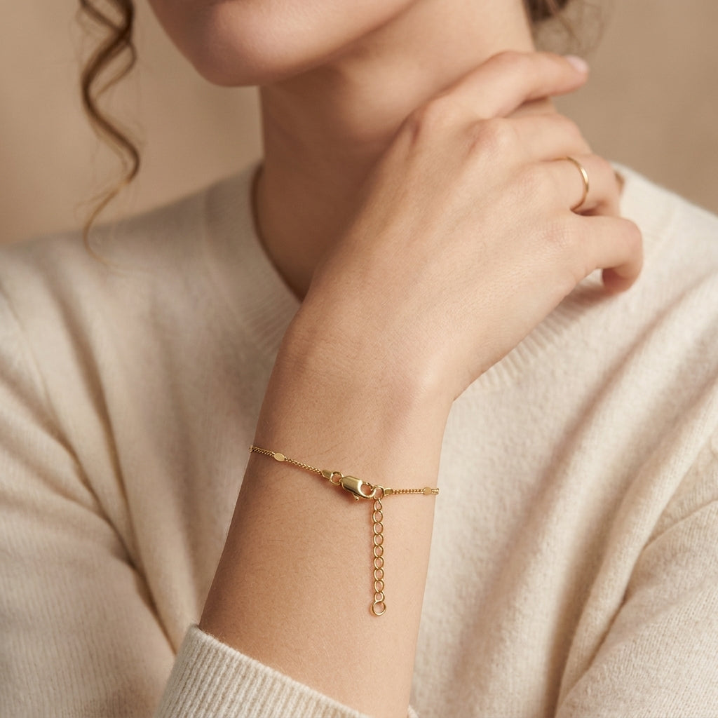 Pulsera Cubana In Love 16 cms + Extensor