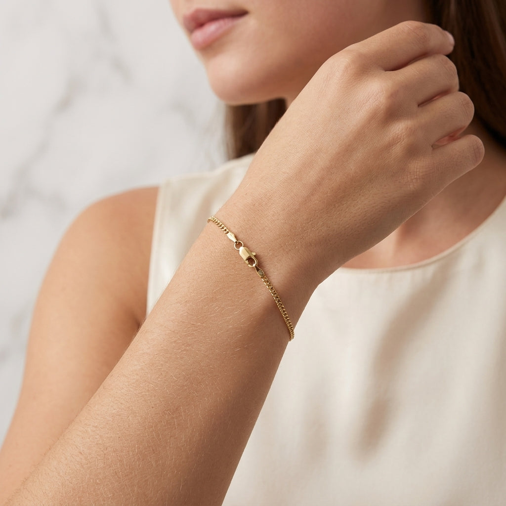 Pulsera Serpiente Plana Finita 20 Cms