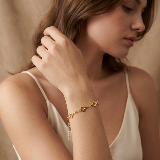 Pulsera Clover Silueta + Extensor