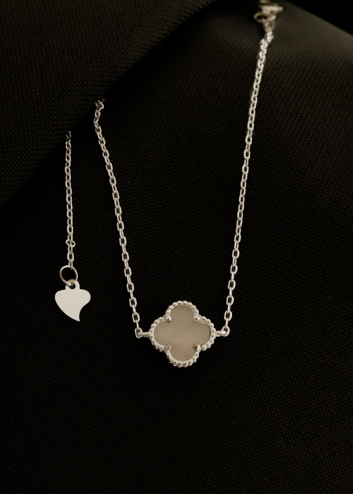 Pulsera Clover Nacar 1,0 mm 15,5 Cms