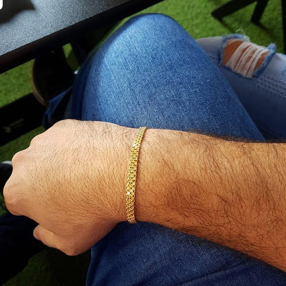 Pulsera Tejido Chino Doble Carril