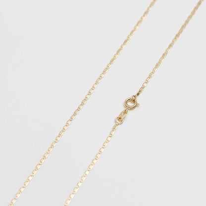 Cadena Escalera Delgada Plana Lisa 65cm